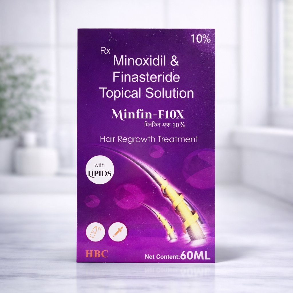 Minfin F 10% Hair growth solution, 60ml