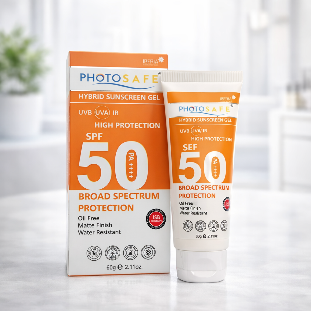 Photosafe Hybrid Broad Spectrum Sunscreen Gel SPF 50 PA++++ 60ml