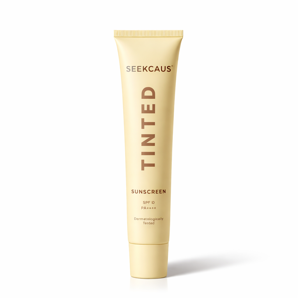 Seekcaus Tinted Sunscreen Gel SPF 50 PA++++ 50G