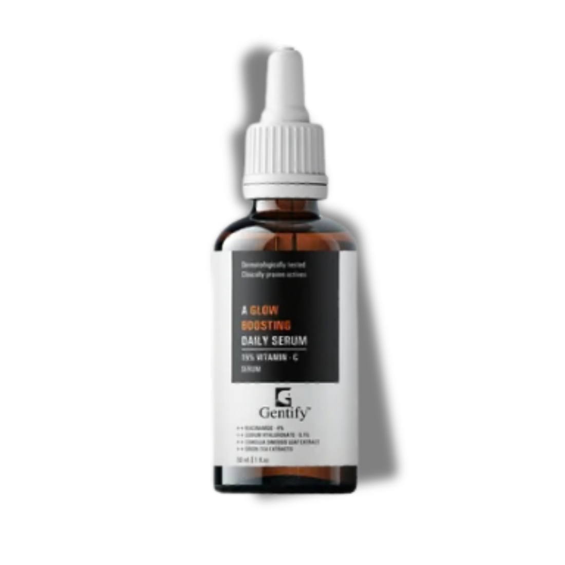 Gentify Care Vitamin C 15% with Niacinamide Sodium Hyaluronate, Camellia Sinensis Extract, Green Tea Extracts