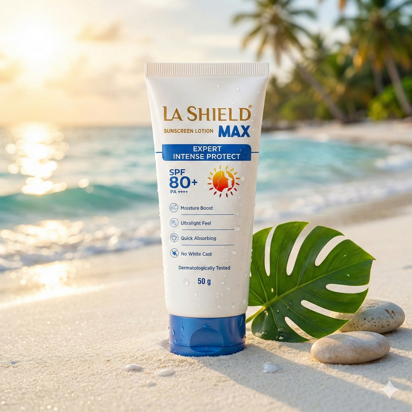 La Shield Max Spf 80+ Sunscreen Lotion 50 Gm