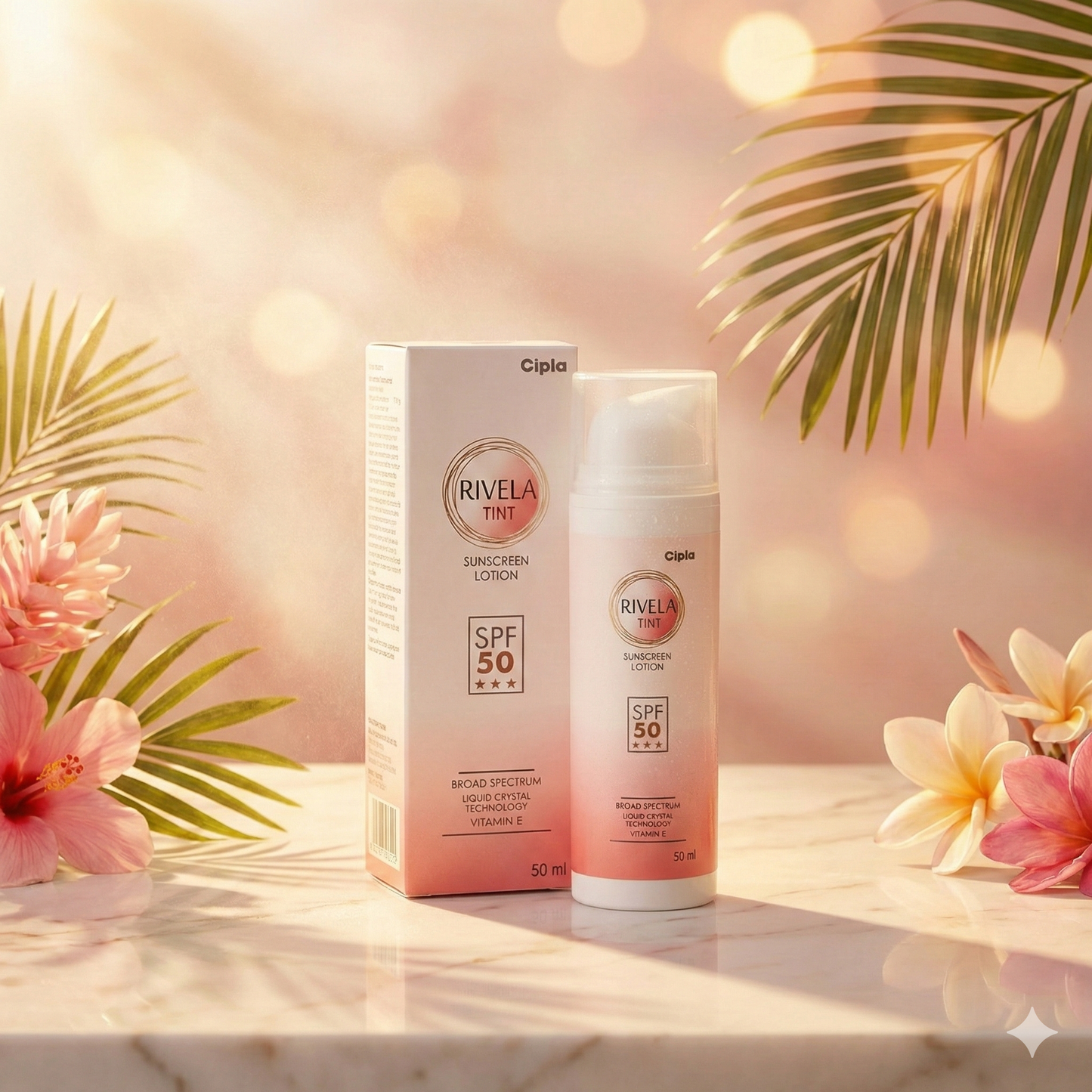 Rivela Tint Sunscreen SPF 50 Lotion 50ML