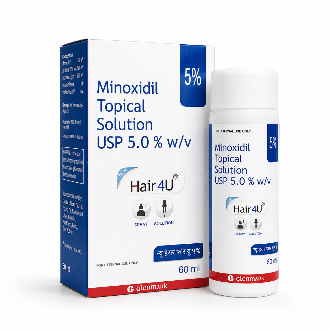 HAIR 4U 5% SOLUTION 60ML