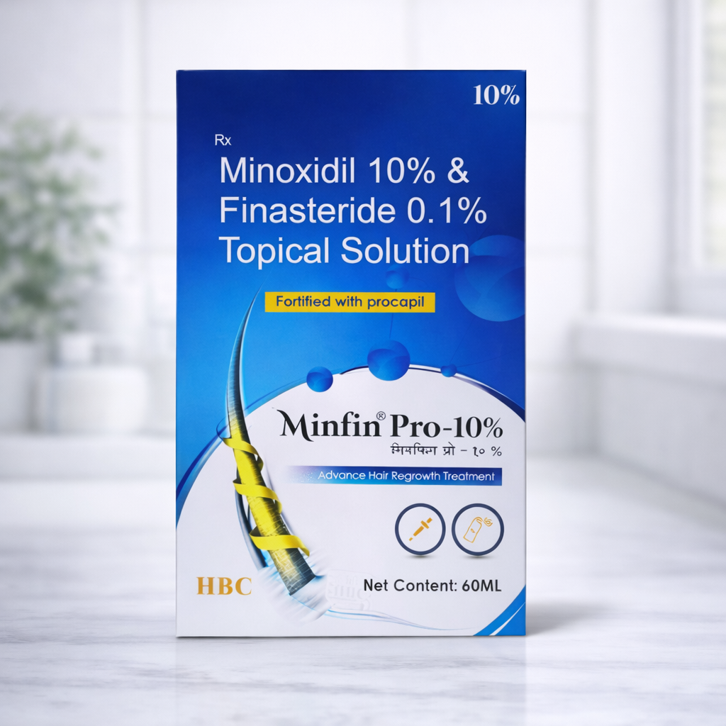 Minfin Pro 10% Topical Solution, 60ml