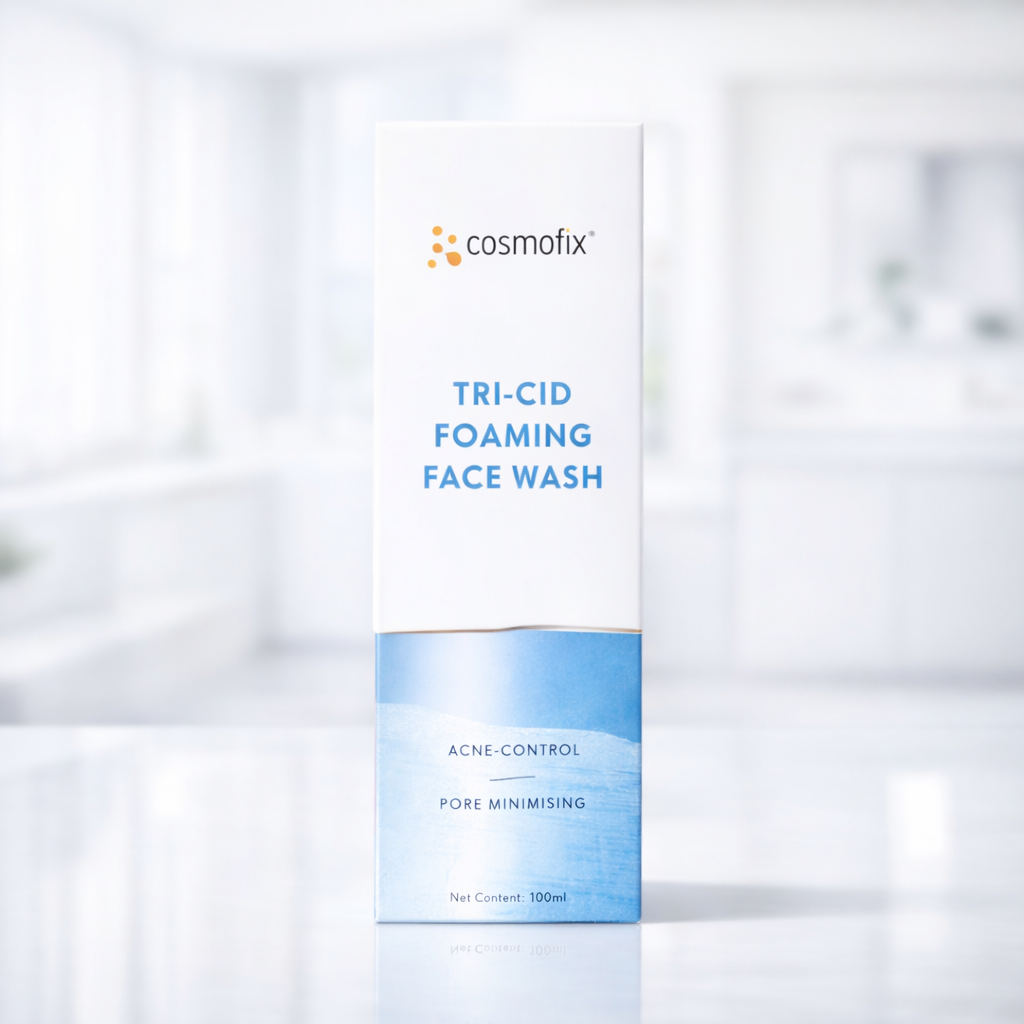 Cosmofix Tri-Cid Foaming Face Wash, 100ml