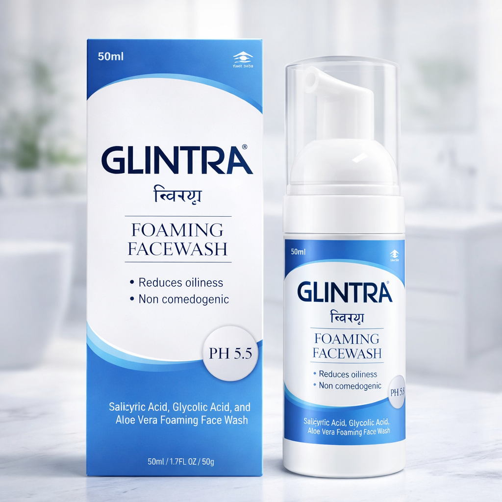 Glintra Foaming Face Wash 50ml