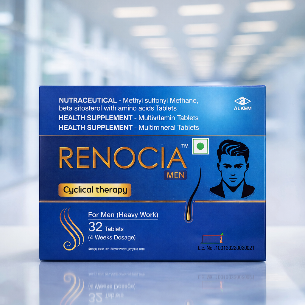 Renocia Men Hair Cyclical Therapy Nutraceutical Tablet For Men