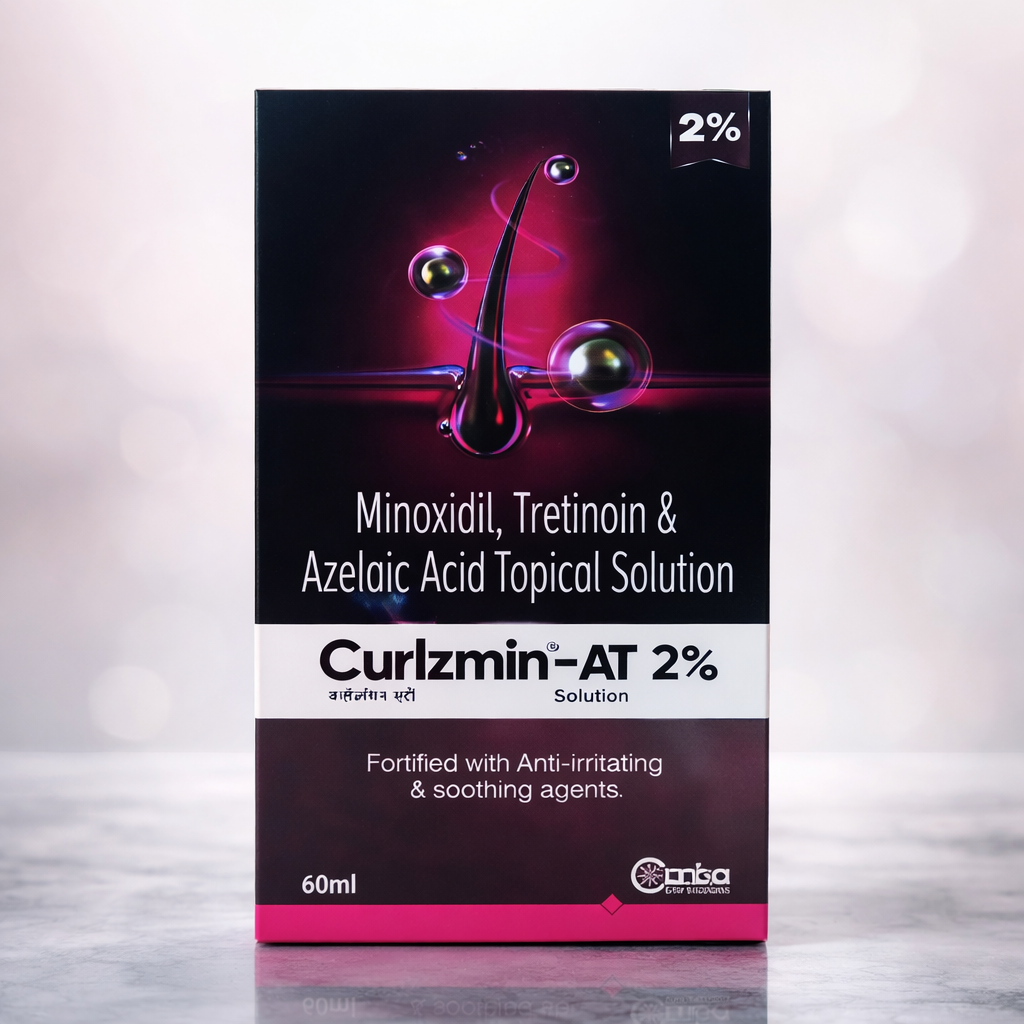 Curlzmin-AT 2% Topical Solution 60ML