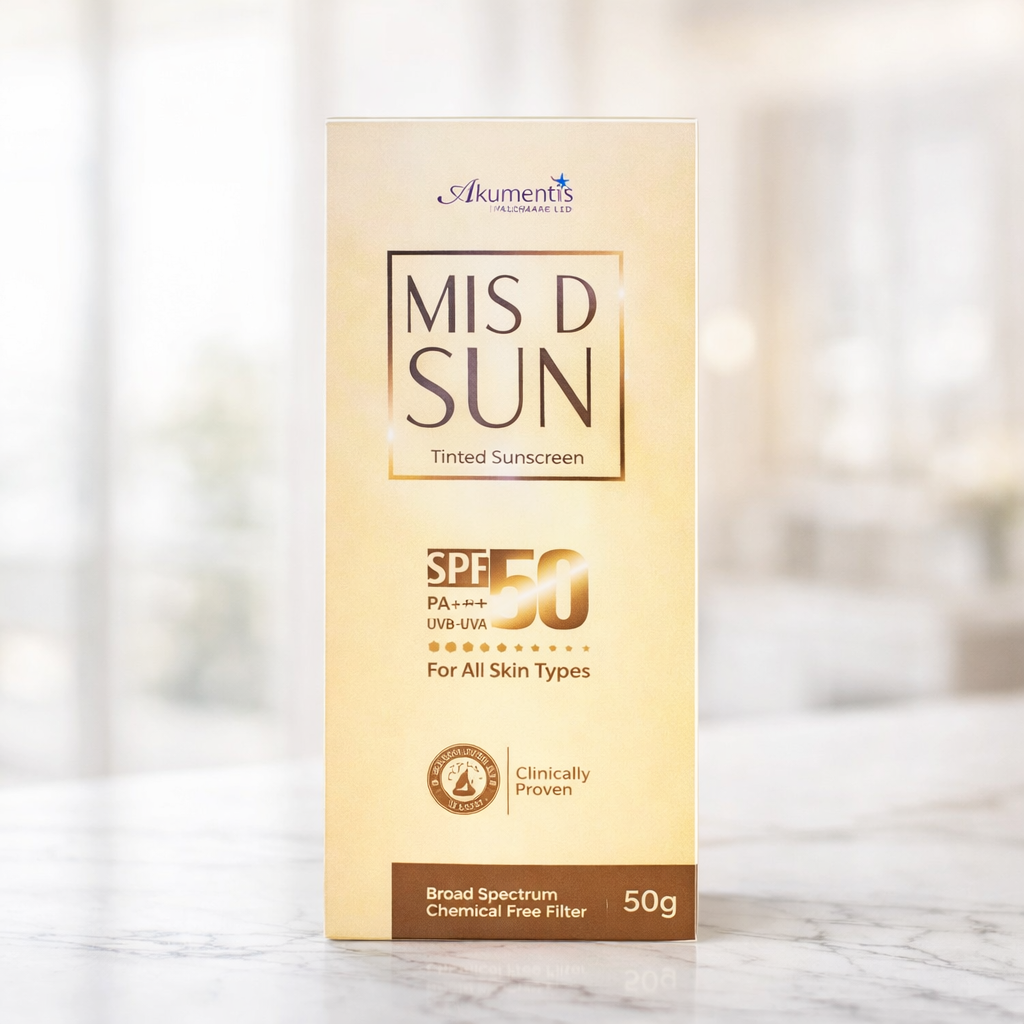 Mis D Sun Tinted Sunscreen SPF 50 PA+++ 50G