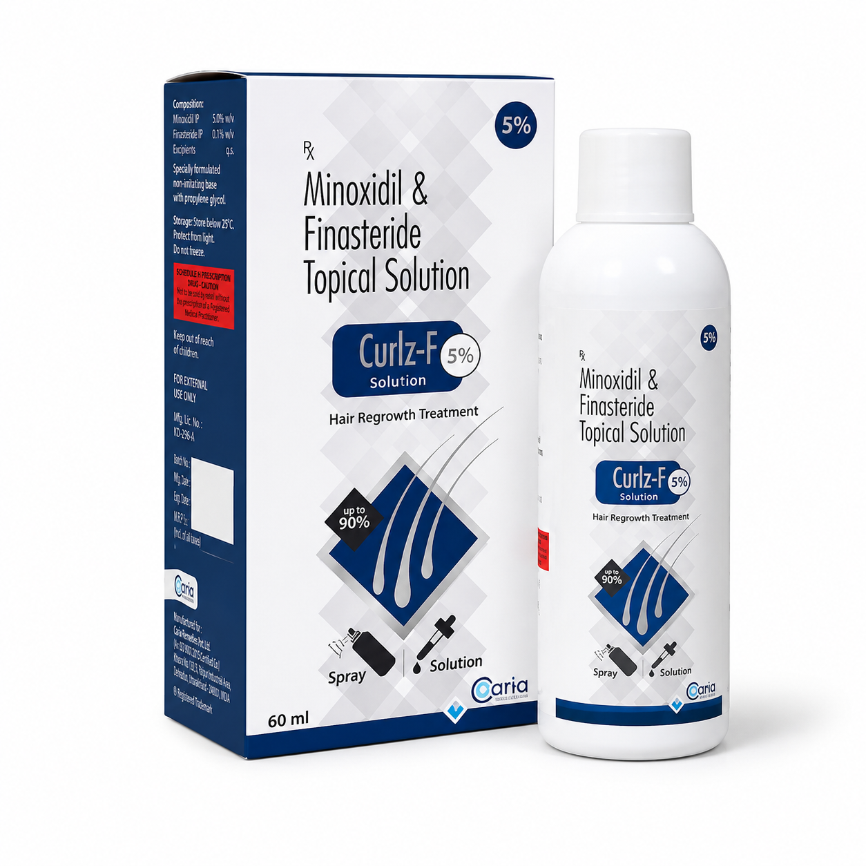 Curlz F 5% Solution 60ml