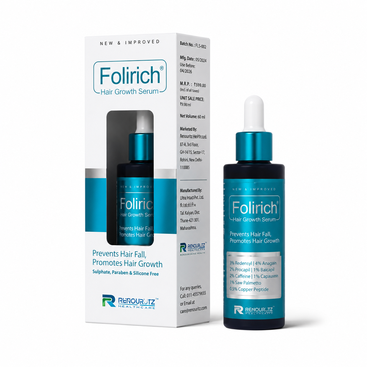 Folirich Hair Growth Serum 60ml