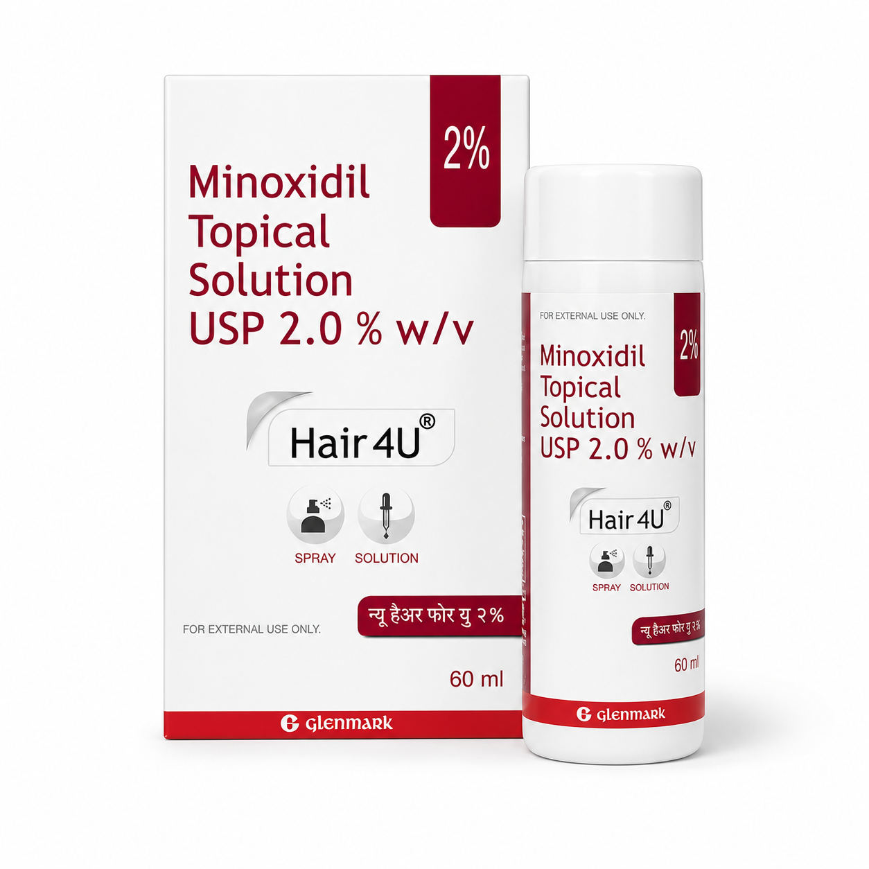 Hair 4u 2% Solution 60ml