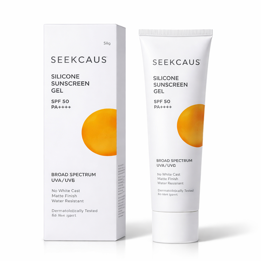 Seekcaus Silicone Sunscreen Gel SPF 50 PA++++ 50G