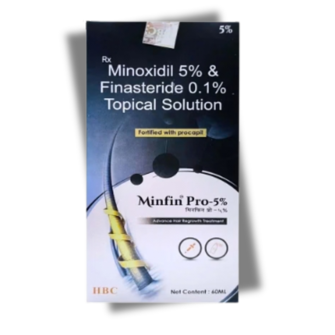 Minfin Pro 5% Topical Solution 60ml