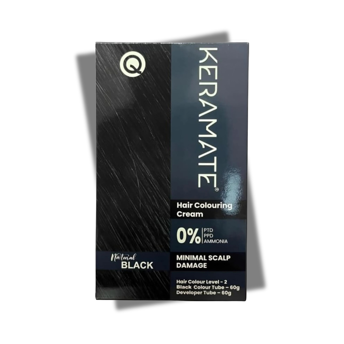 Keramate Hair Colouring Cream Natural Black